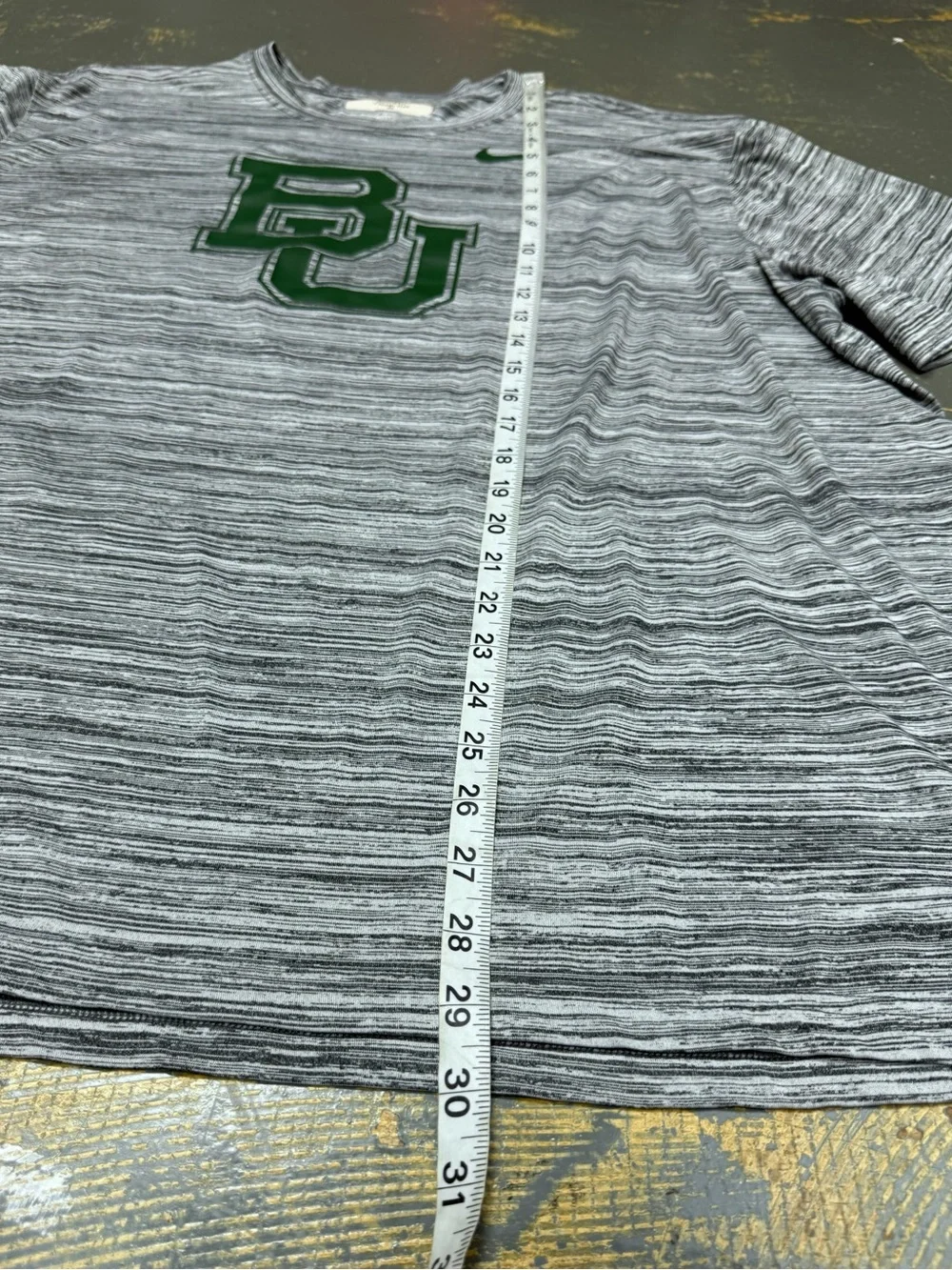 Nike Baylor University Bears Medium Heather Grey NCAA XXL Dri-Fit 943202-071